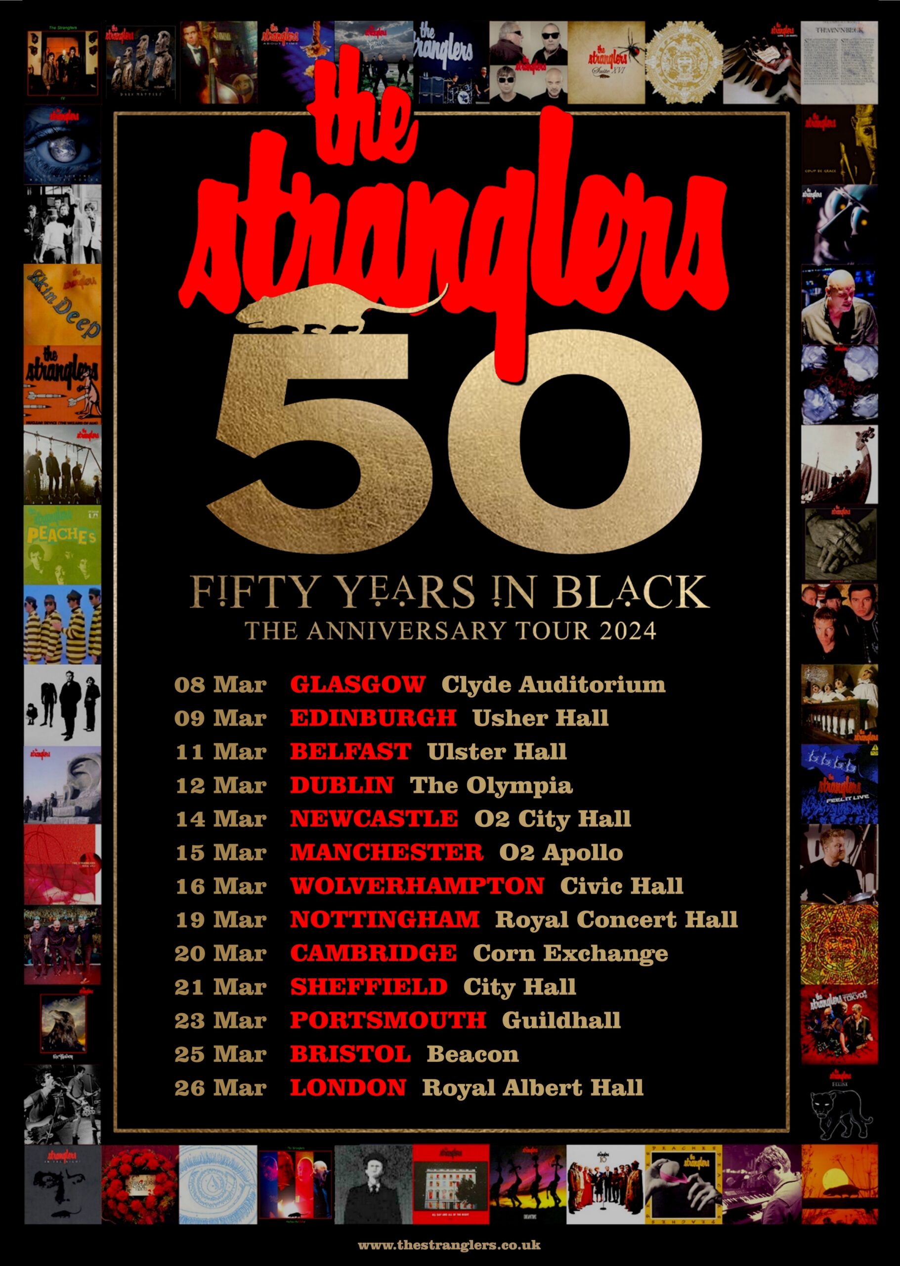 THE STRANGLERS TO CELEBRATE 50 YEARS WITH EXCLUSIVE TOUR