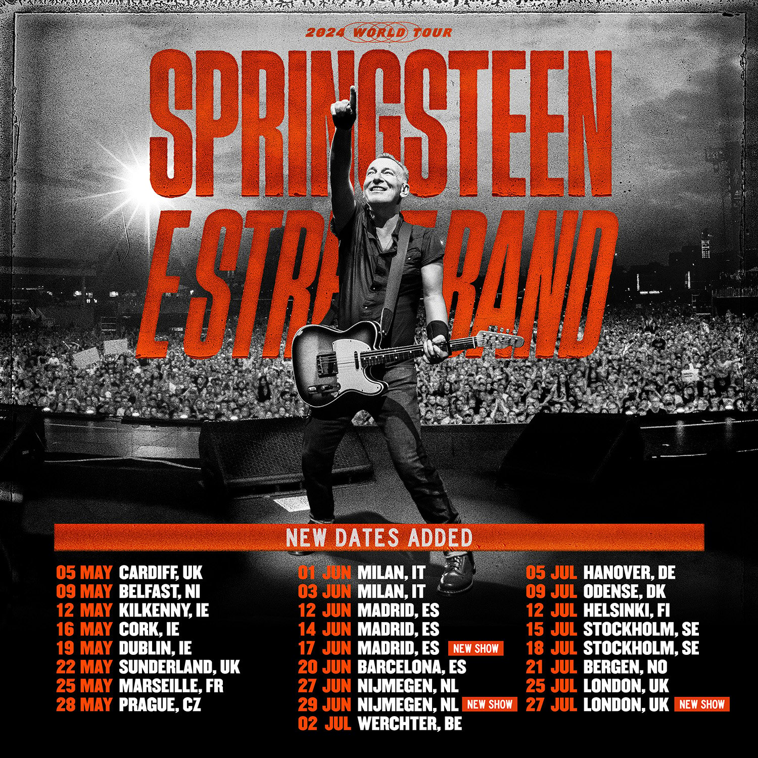 SO YOU’RE GOING TO SEE BRUCE SPRINGSTEEN? – THE ULTIMATE GUIDE TO THE 2024 WORLD TOUR