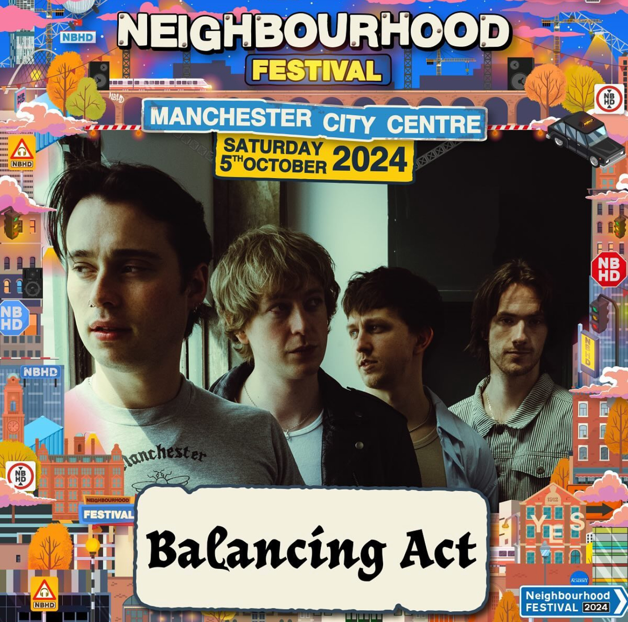 “ANTONY SZMIEREK WAS MY ENGLISH TEACHER” | BALANCING ACT ON NBHD FESTIVAL, THEIR 2ND EP AND MORE!