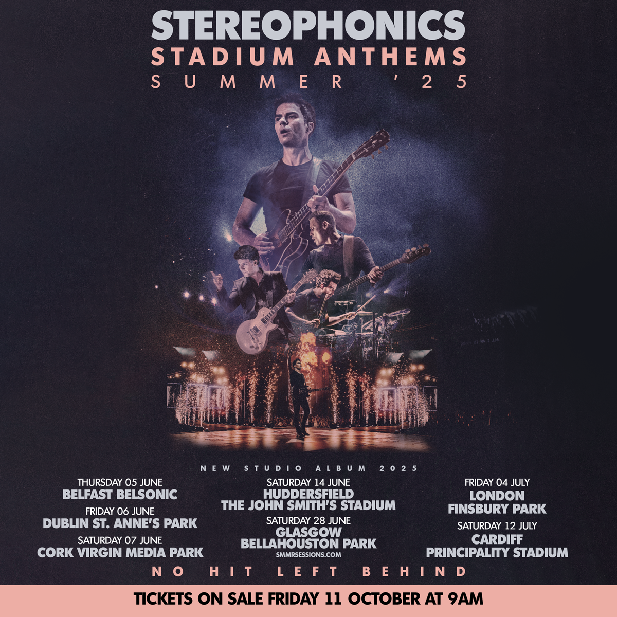 STEREOPHONICS ARE BACK! NEW ALBUM AND STADIUM TOUR ANNOUNCED FOR 2025