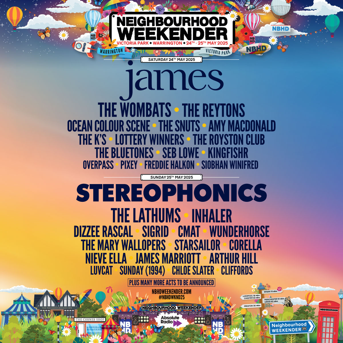 NEIGHBOURHOOD WEEKENDER RETURNS FOR 2025