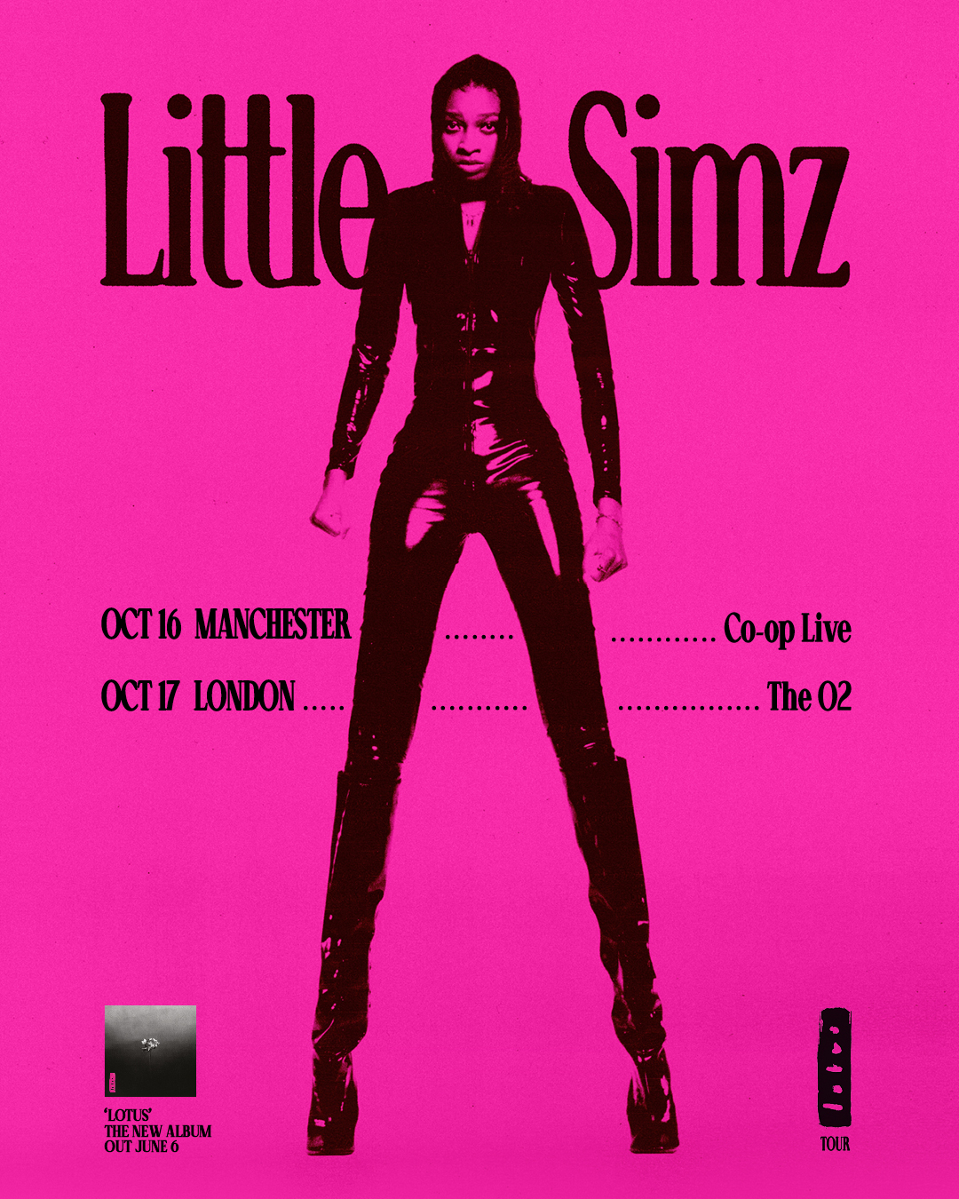 NEWS – LITTLE SIMZ ANNOUNCES BIGGEST LIVE SHOWS TO DATE