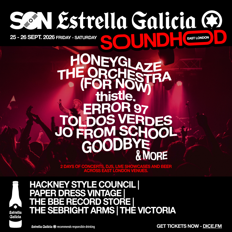 SOUNDHOOD EAST LONDON SET FOR BEST LINE-UP YET